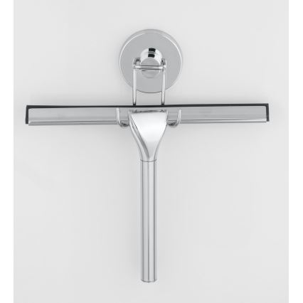 WENKO 20877100-Stěrka VACUUM-LOC RUND STAH 24,5x25 cm nerez/lesk. chrom/stříbrná