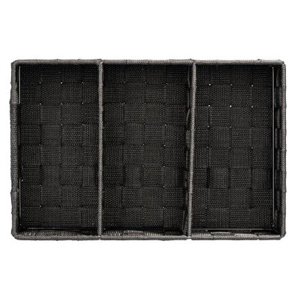 WENKO 20978100 - Organizer ADRIA 32x21 cm černá