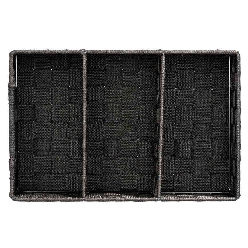 WENKO 20978100 - Organizer ADRIA 32x21 cm černá