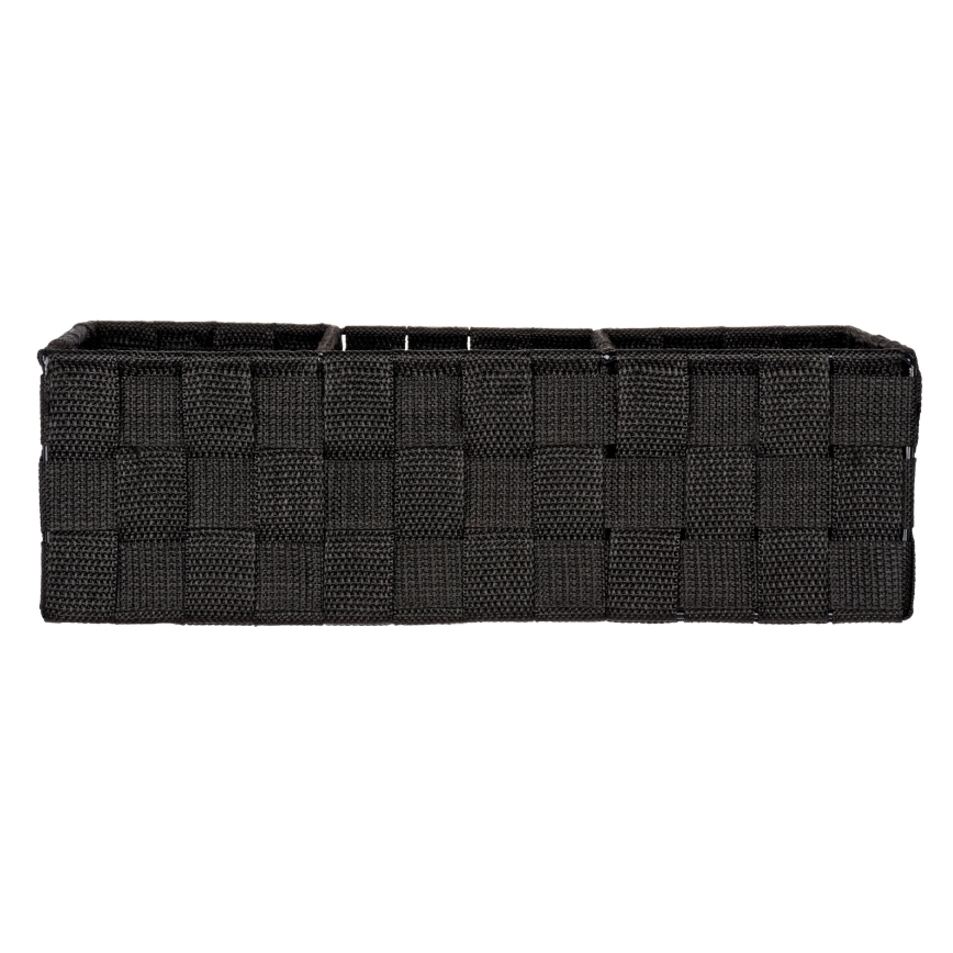 WENKO 20978100 - Organizer ADRIA 32x21 cm černá