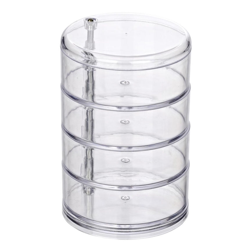 WENKO 20990100 - Organizér TOWER 11,5x17,5 cm čirá