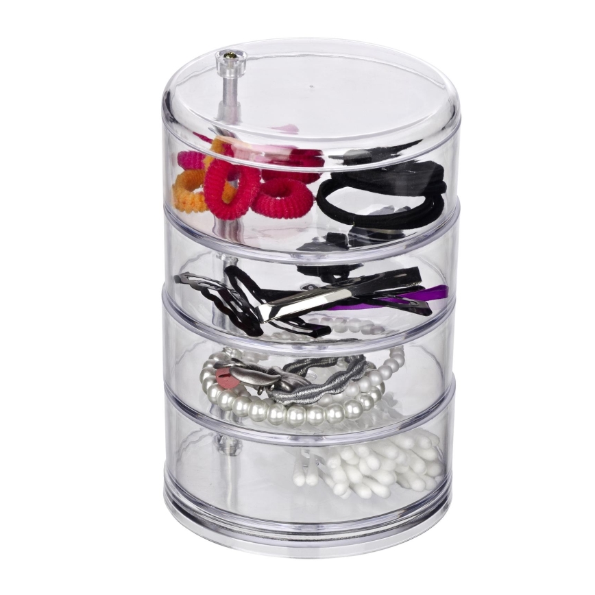 WENKO 20990100 - Organizér TOWER 11,5x17,5 cm čirá