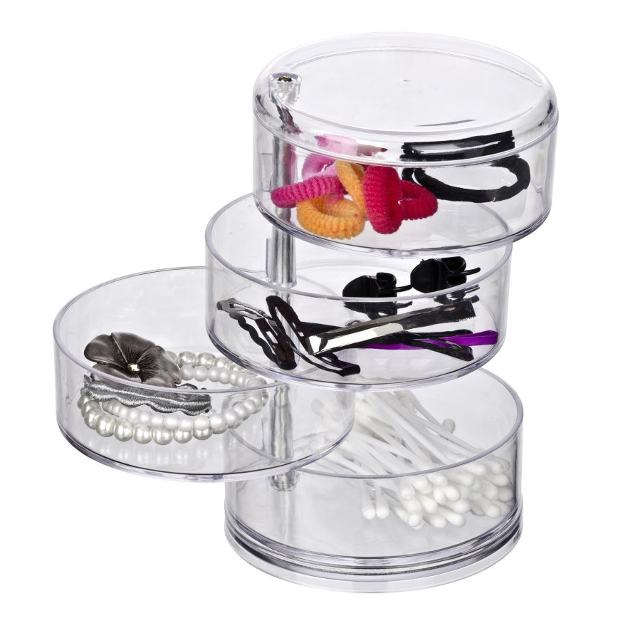 WENKO 20990100 - Organizér TOWER 11,5x17,5 cm čirá