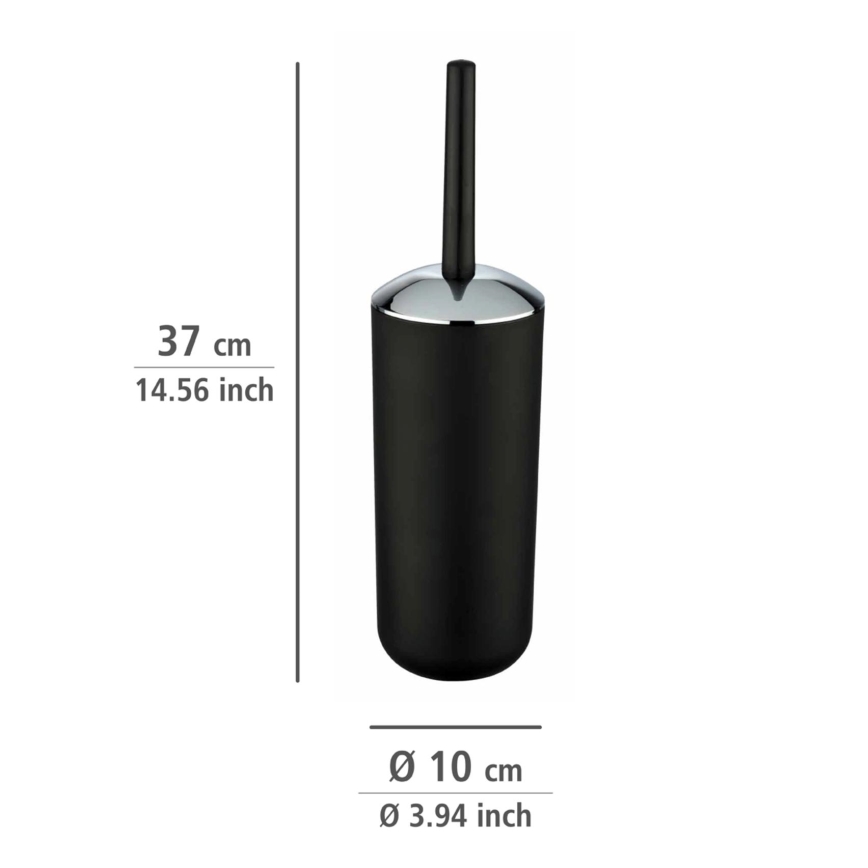 WENKO 21210100 - WC štětka BRASIL 10x37 cm černá/lesklý chrom