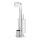 WENKO 21564100 - WC štětka RIVALTA 18x70 cm nerez/stříbrná/bílá/černá