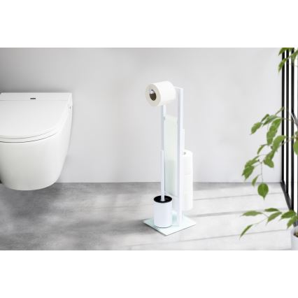 WENKO 21565100 - WC štětka RIVALTA 18x70 cm bílá/černá