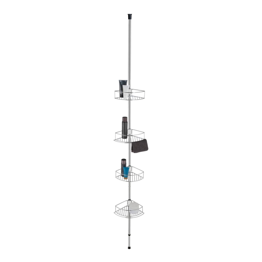 WENKO 21803100-Rohová police DOLCEDO 31x275 cm nerez/lesk. chrom