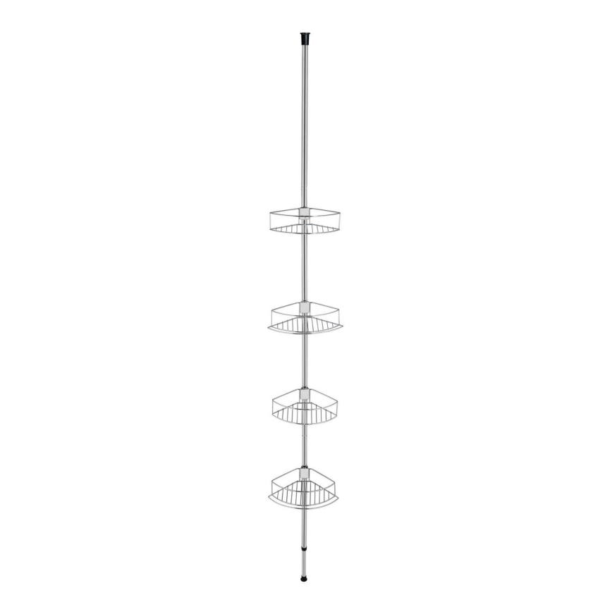 WENKO 21803100-Rohová police DOLCEDO 31x275 cm nerez/lesk. chrom