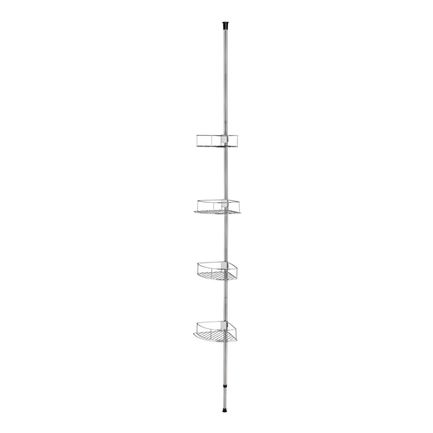 WENKO 21803100-Rohová police DOLCEDO 31x275 cm nerez/lesk. chrom