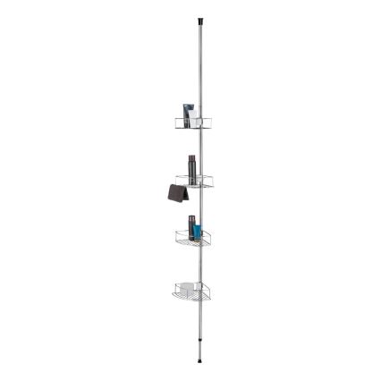 WENKO 21803100-Rohová police DOLCEDO 31x275 cm nerez/lesk. chrom
