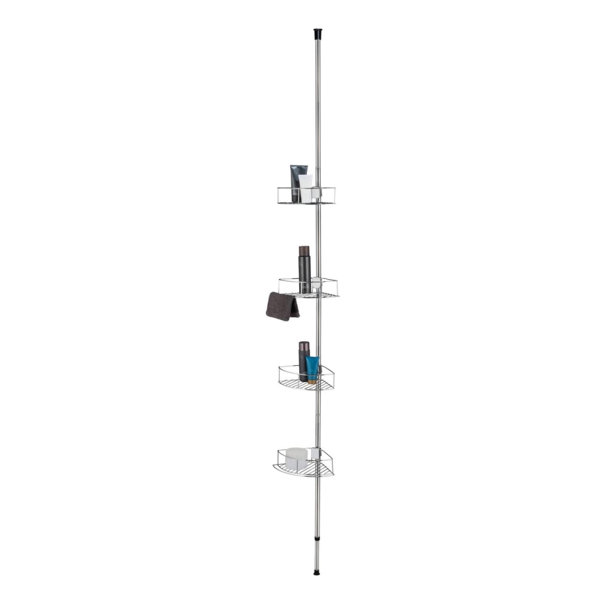 WENKO 21803100-Rohová police DOLCEDO 31x275 cm nerez/lesk. chrom