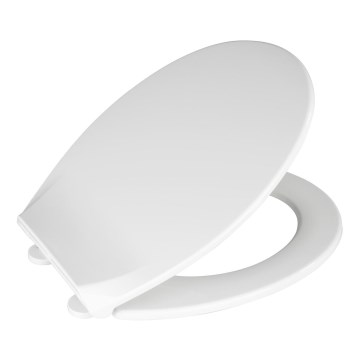 WENKO 21901100-WC sedátko KOS 44x37 cm bílá/stříbrná