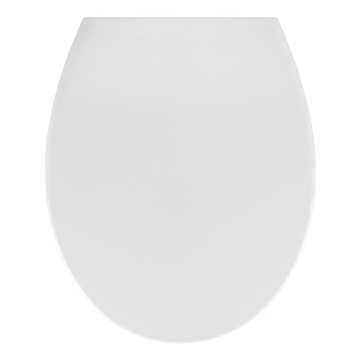 WENKO 21903100-WC sedátko SAMOS 44,5x37,5 cm bílá/stříbrná