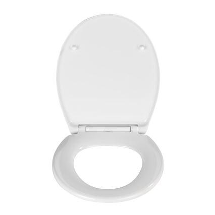 WENKO 21903100-WC sedátko SAMOS 44,5x37,5 cm bílá/stříbrná