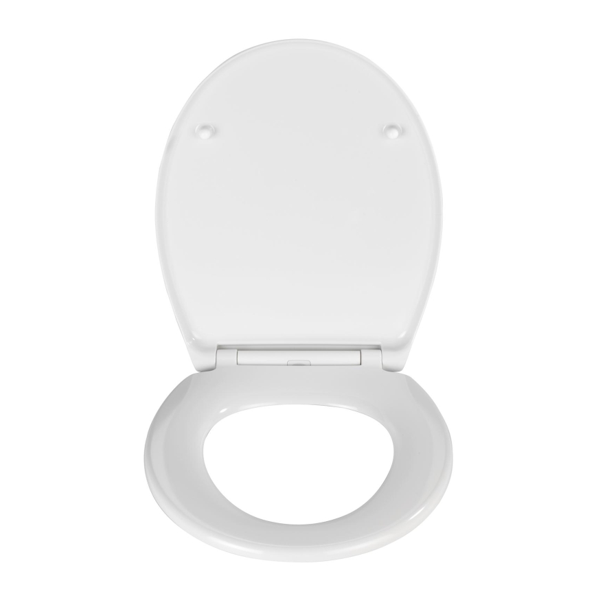 WENKO 21903100-WC sedátko SAMOS 44,5x37,5 cm bílá/stříbrná