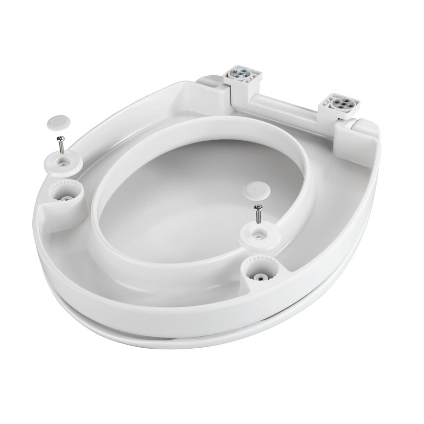 WENKO 21905100-Toaletní sedátko SECURA 37x44 cm bílá/šedá