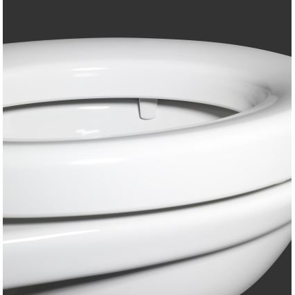WENKO 21905100-Toaletní sedátko SECURA 37x44 cm bílá/šedá