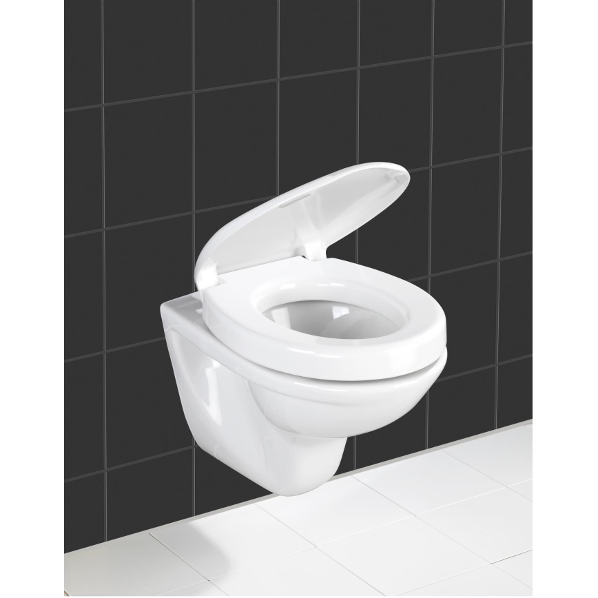 WENKO 21905100-Toaletní sedátko SECURA 37x44 cm bílá/šedá