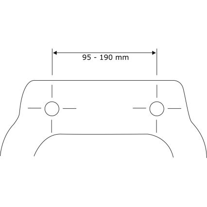 WENKO 22403100-WC sedátko SAMOS 44,5x37,5 cm modrá/stříbrná