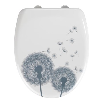 WENKO 22409100-WC sedátko ASTERA 45x38 cm pestrobarevná/stříbrná