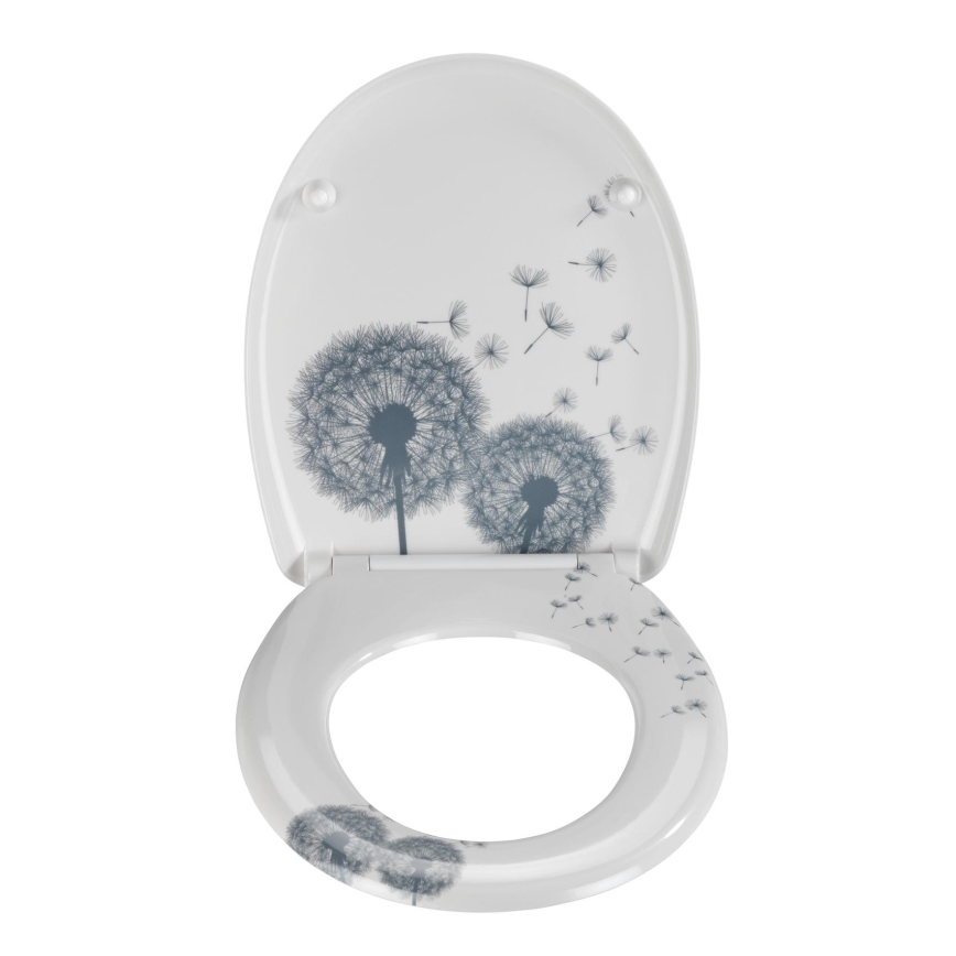 WENKO 22409100-WC sedátko ASTERA 45x38 cm pestrobarevná/stříbrná