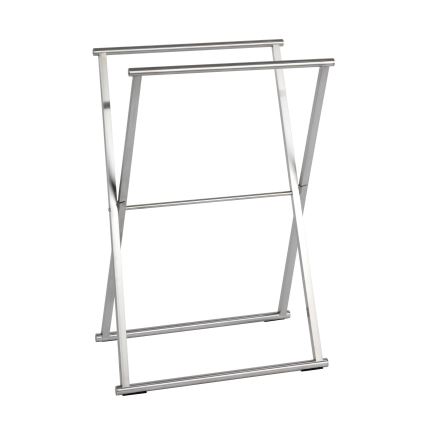 WENKO 22476100 - Stojan na ručníky LAVA 53,5x80,5 cm nerez/stříbrná