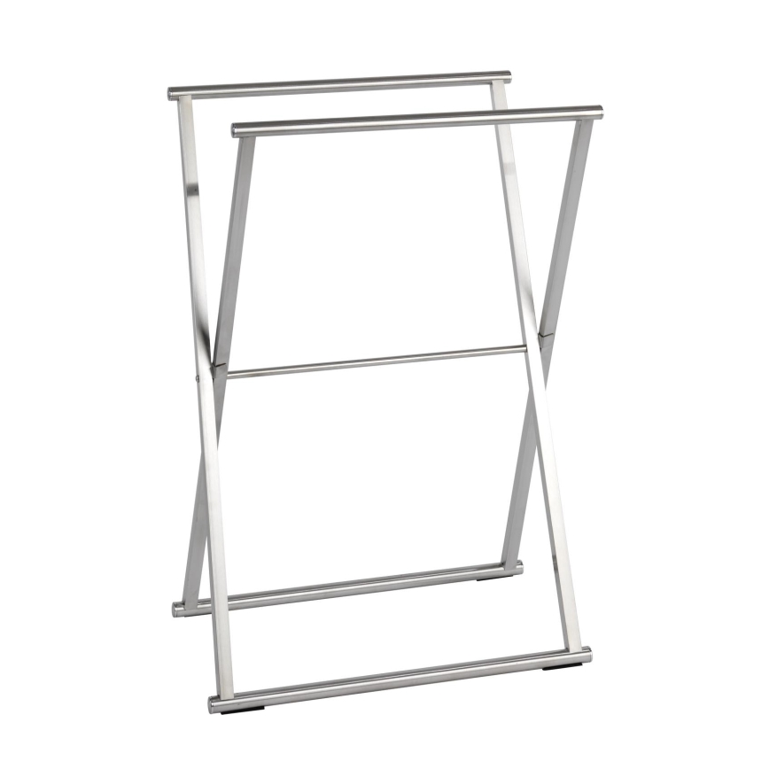 WENKO 22476100 - Stojan na ručníky LAVA 53,5x80,5 cm nerez/stříbrná