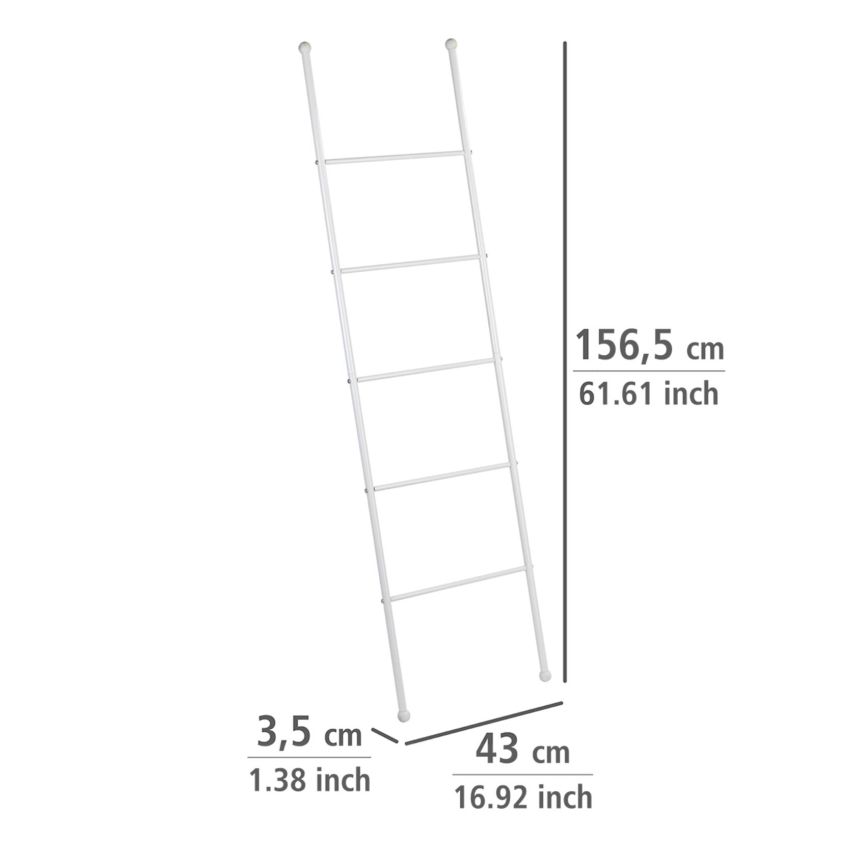 WENKO 22508100 - Držák ručníků VIVA 43x156,5 cm bílá