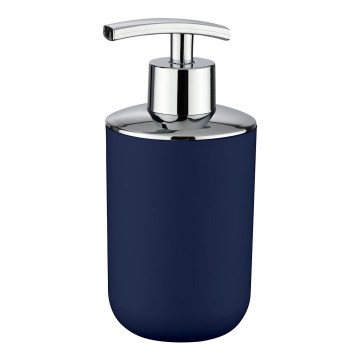 WENKO 22519100 - Dávkovač mýdla BRASIL 320 ml modrá/lesklý chrom