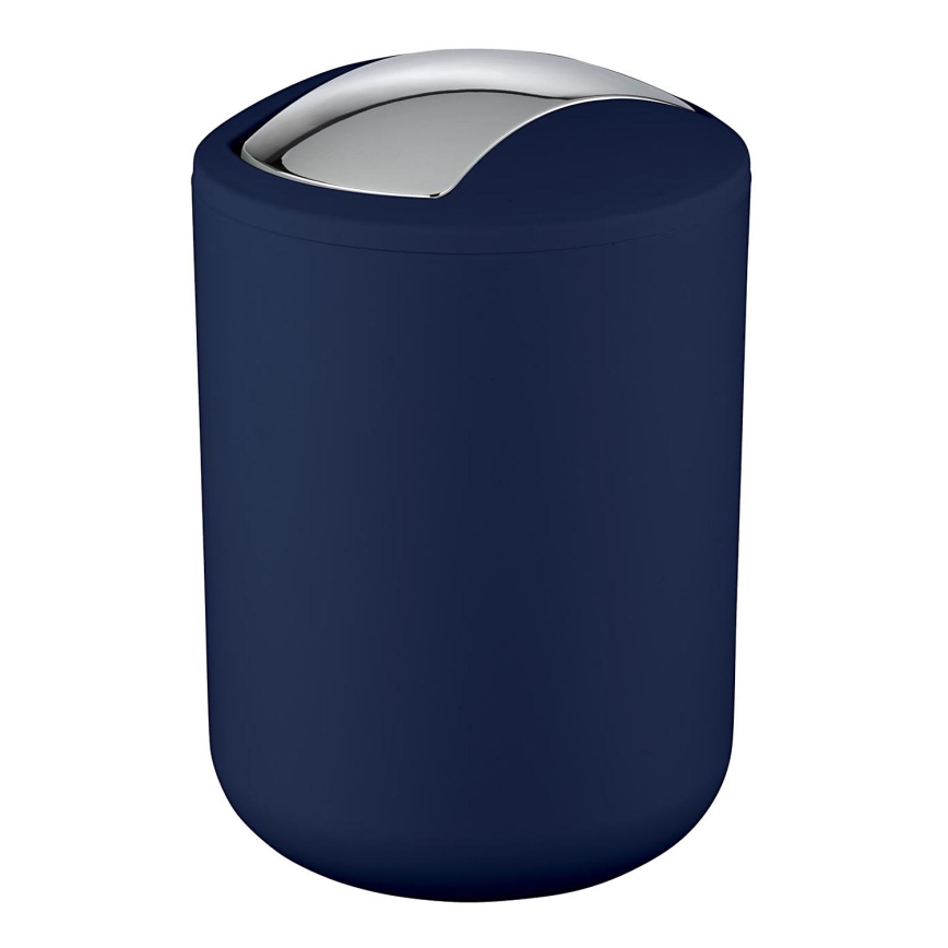 WENKO 22520100 - Koš BRASIL 14x21 cm modrá/lesklý chrom