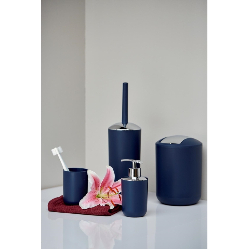 WENKO 22522100 - WC štětka BRASIL 10x37 cm modrá/lesklý chrom