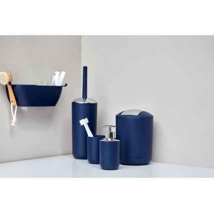 WENKO 22522100 - WC štětka BRASIL 10x37 cm modrá/lesklý chrom