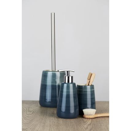 WENKO 22648100 - WC set POTTERY 12,5x39,5 cm tyrkysová