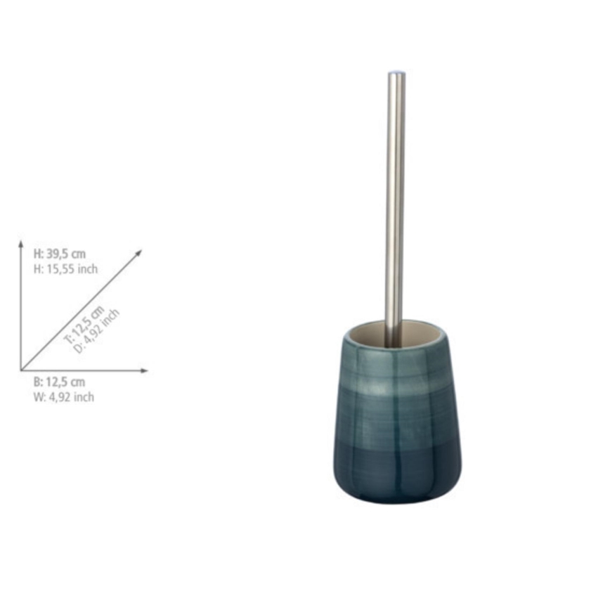 WENKO 22648100 - WC set POTTERY 12,5x39,5 cm tyrkysová