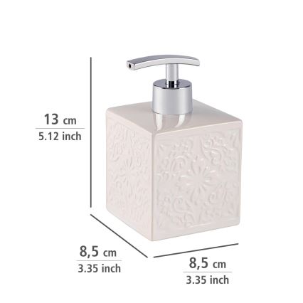 WENKO 22650100 - Dávkovač mýdla CORDOBA 500 ml bílá