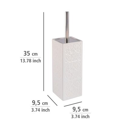 WENKO 22651100 - WC štětka CORDOBA 9,5x35 cm bílá