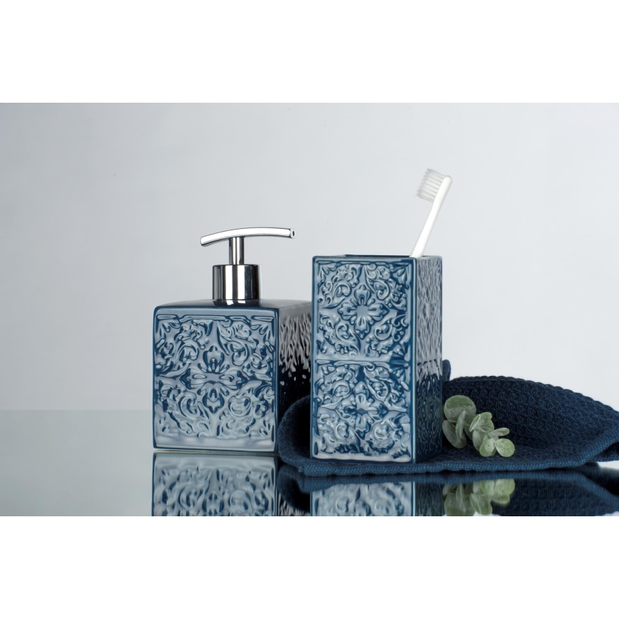 WENKO 22653100 - Dávkovač mýdla CORDOBA 500 ml modrá