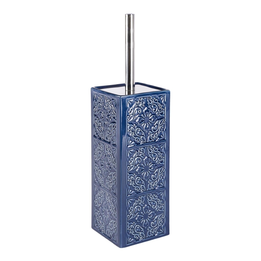 WENKO 22654100 - Toaletní kartáč CORDOBA 9,5x35 cm modrá