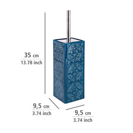 WENKO 22654100 - Toaletní kartáč CORDOBA 9,5x35 cm modrá