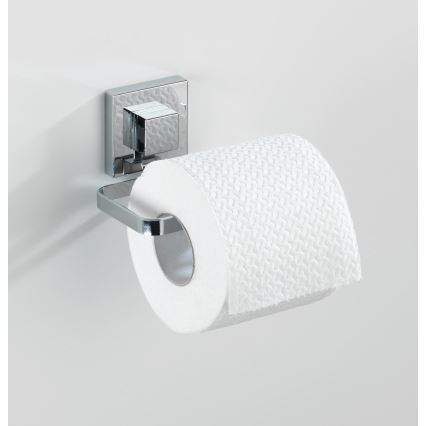 WENKO 22687100-Držák toaletního papíru VACUUM-LOC QUADRO ED 14x11 cm lesk. chrom