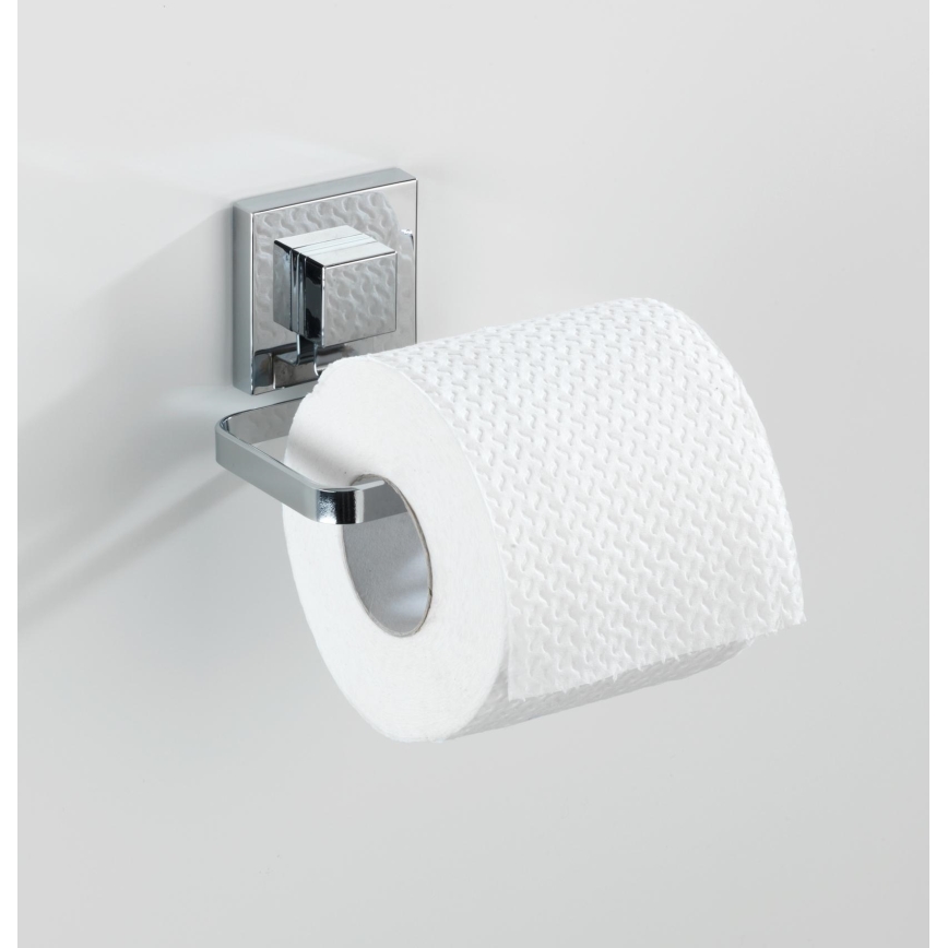 WENKO 22687100-Držák toaletního papíru VACUUM-LOC QUADRO ED 14x11 cm lesk. chrom
