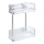 WENKO 22691100-Regál VACUUM-LOC QUADRO ED 25,5x32,5 cm stříbrná/lesk. chrom/čirá