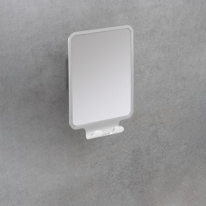 WENKO 22693100 - Kosmetické zrcadlo VACUUM-LOC QUADRO ED 14x19,5 cm lesklý chrom
