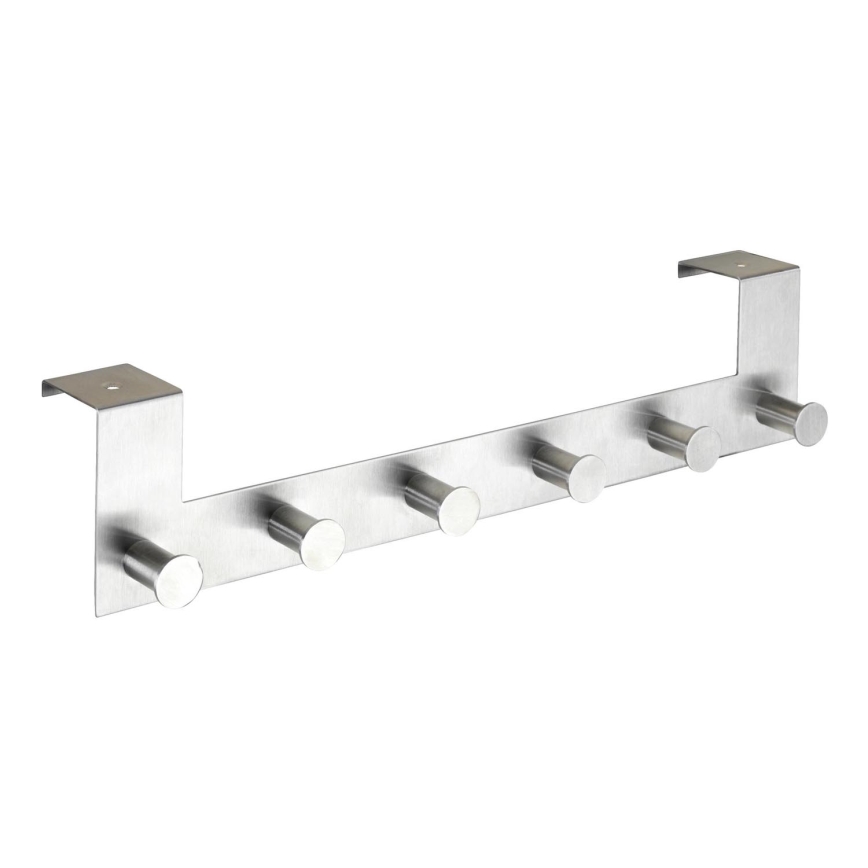 WENKO 22804100-Věšák CELANO 39x11 cm nerez/stříbrná
