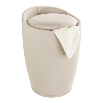 WENKO 22834100 - Stolička CANDY 36x50,5 cm béžová/černá