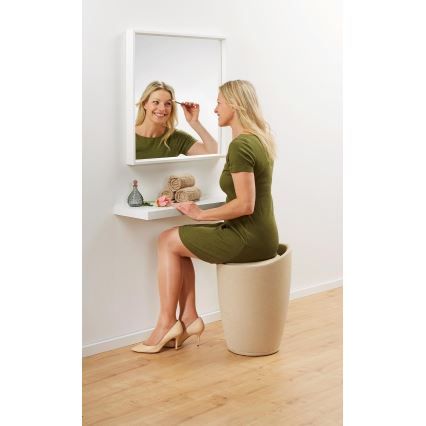 WENKO 22834100 - Stolička CANDY 36x50,5 cm béžová/černá