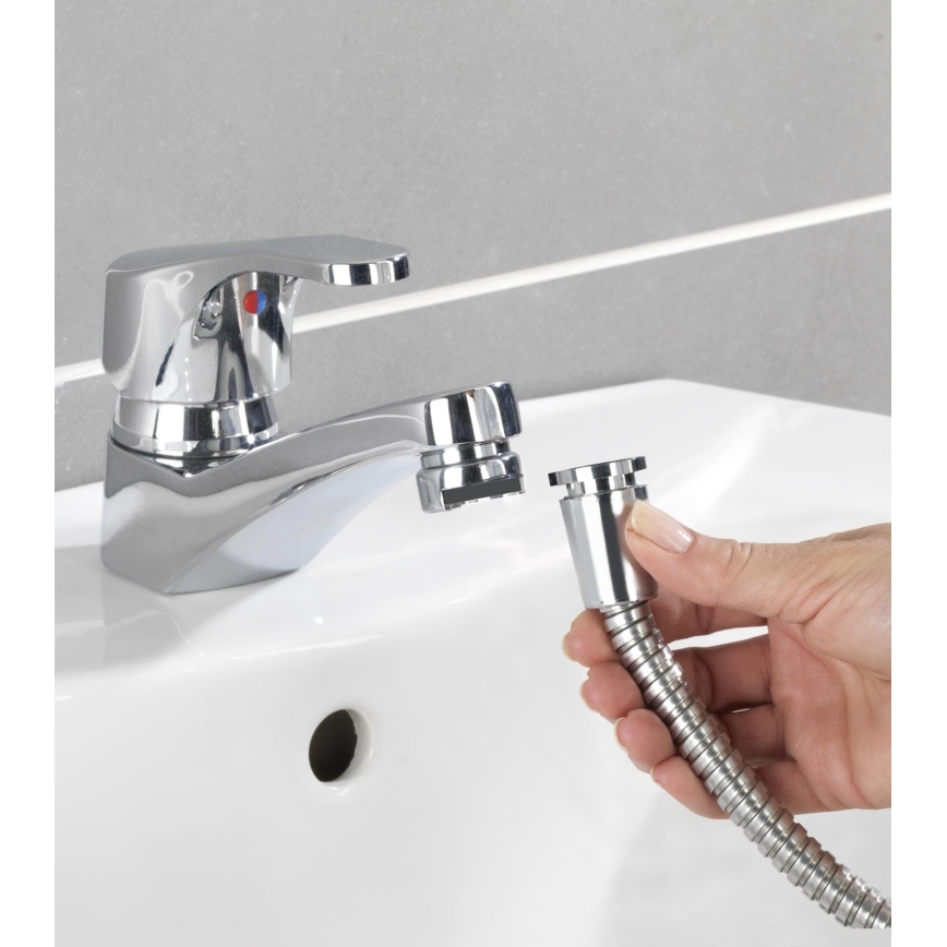 WENKO 22866100 - Sprcha UNIVERSAL 170x6,5 cm lesklý chrom/stříbrná/šedá