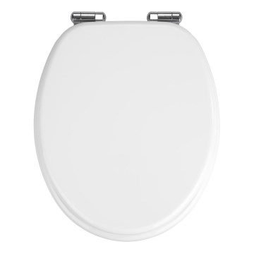 WENKO 22885100-WC sedátko URBIO 36x42,5 cm bílá/stříbrná
