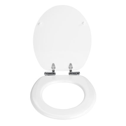 WENKO 22885100-WC sedátko URBIO 36x42,5 cm bílá/stříbrná