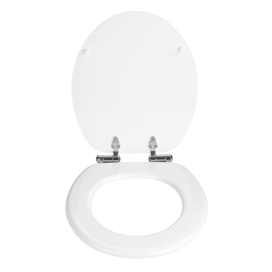 WENKO 22885100-WC sedátko URBIO 36x42,5 cm bílá/stříbrná
